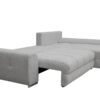 Ecksofa mit Bettfunktion und Bettkasten Lorenz hellgrau Microfaser B/H/T: ca. 284x74x180 cm Ecksofa mit Bettfunktion und Bettkasten Lorenz hellgrau Microfaser B/H/T: ca. 284x74x180 cm – Bild 4