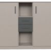 Highboard Bahamas Sahara grau B/H/T: ca. 122x105x41 cm – Bild 2