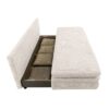 Schlafsofa Fiesta pearl Microfaser B/H/T: ca. 200x89x85 cm – Bild 4