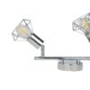 POCOline Spot 2-flg. Aurelius Chrom Metall B/H/L: ca. 21x10x31 cm E14 2 Brennstellen – Bild 2