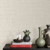 Vliestapete Textiloptik beige B/L: ca. 53x1005 cm – Bild 3