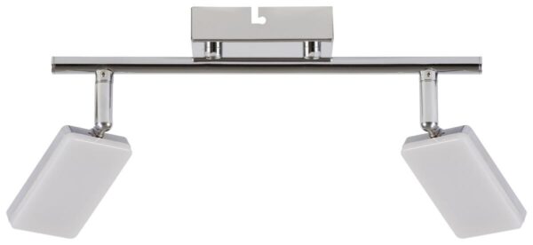 POCOline LED-Spot 2-flg. Chrissy Chrom Metall Kunststoff L: ca. 30 cm 2 Brennstellen – Bild 2