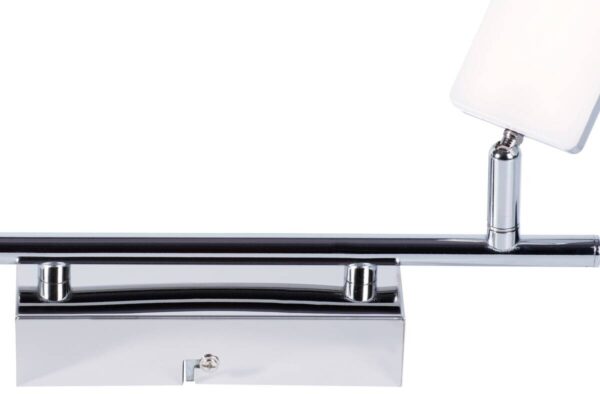 POCOline LED-Spot 2-flg. Chrissy Chrom Metall Kunststoff L: ca. 30 cm 2 Brennstellen – Bild 4