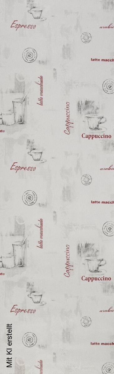 Vliestapete Kaffee grau B/L: ca. 53x1005 cm – Bild 4