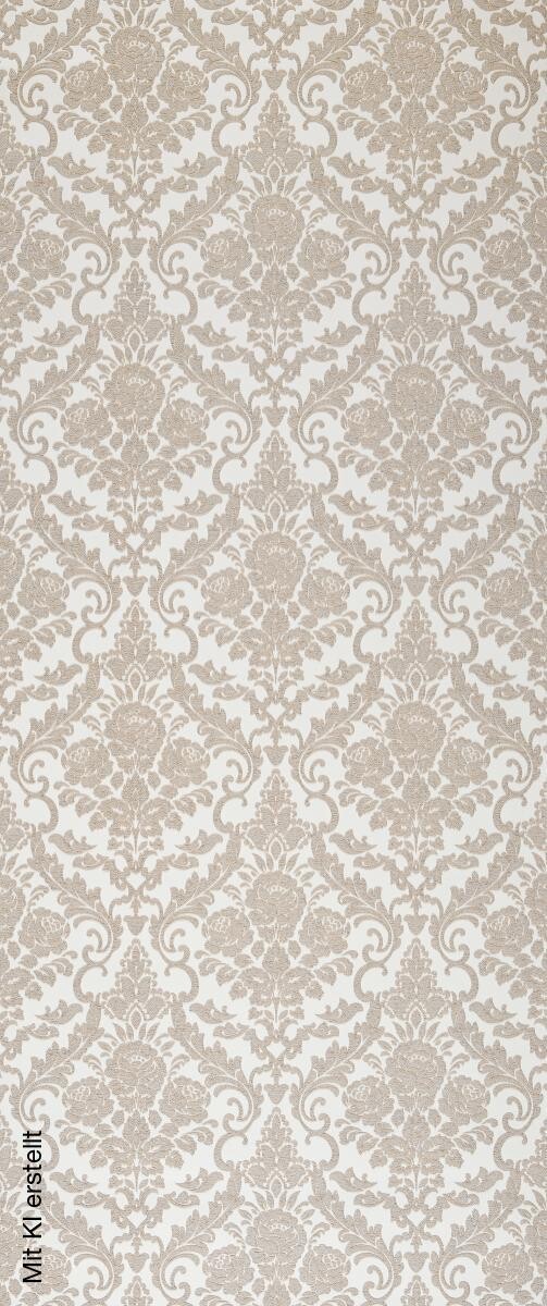 Vliestapete Ornament beige creme B/L: ca. 53x1005 cm – Bild 4