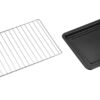 POCOline Mini-Backofen silber Metall B/H/L: ca. 42,6x33,7x51,1 cm – Bild 3