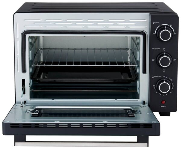 POCOline Mini-Backofen silber Metall B/H/L: ca. 42,6x33,7x51,1 cm – Bild 4
