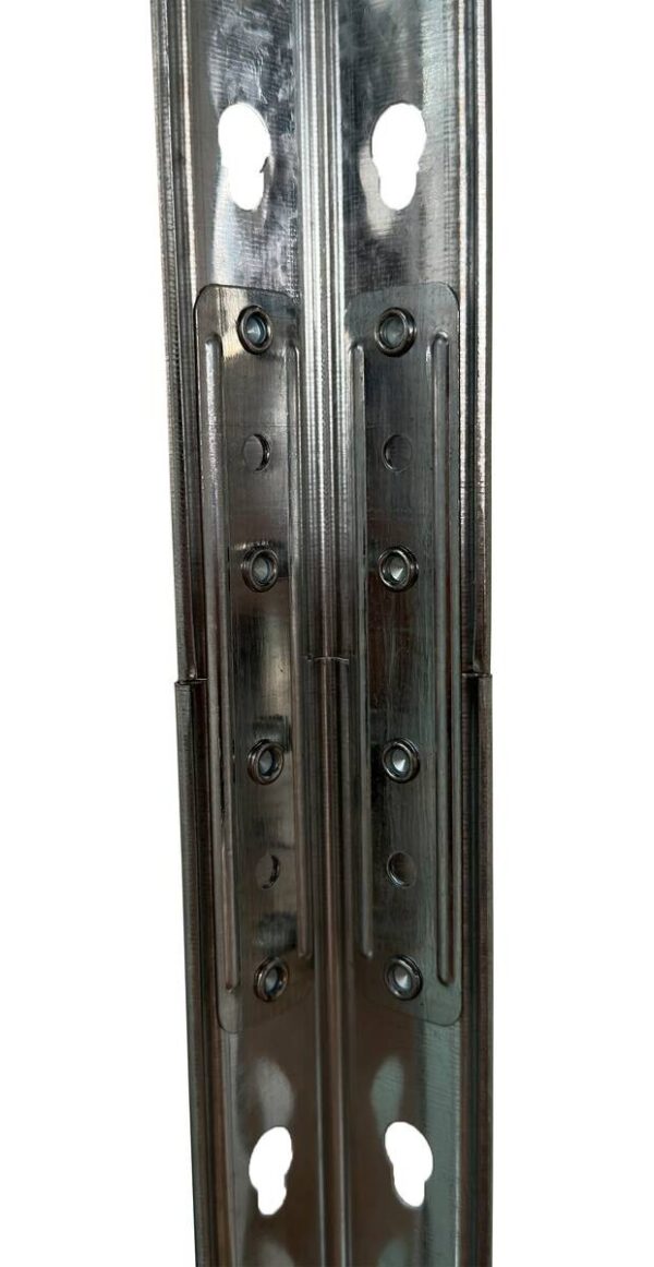 POCOline Schwerlaststeckregal verzinkt Metall B/H/T: ca. 75x150x30 cm – Bild 2