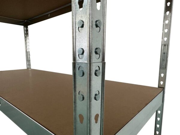 POCOline Schwerlaststeckregal verzinkt Metall B/H/T: ca. 75x150x30 cm – Bild 3
