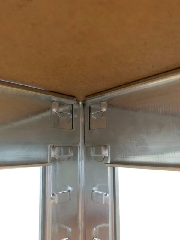POCOline Schwerlaststeckregal verzinkt Metall B/H/T: ca. 90x180x40 cm – Bild 5
