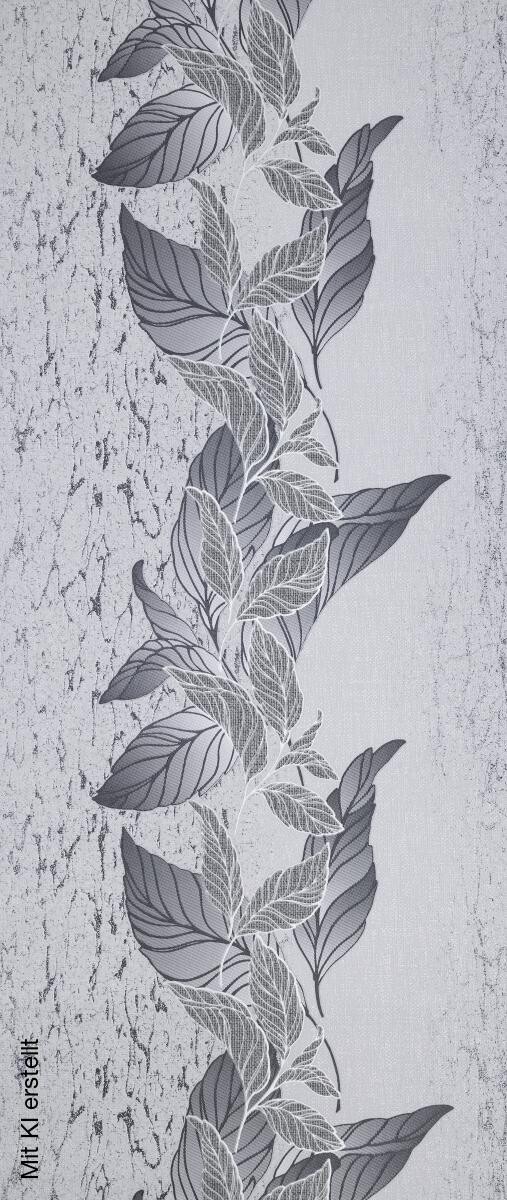 Vliestapete Floral grau B/L: ca. 53x1005 cm – Bild 2