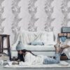 Vliestapete Floral grau B/L: ca. 53x1005 cm – Bild 4