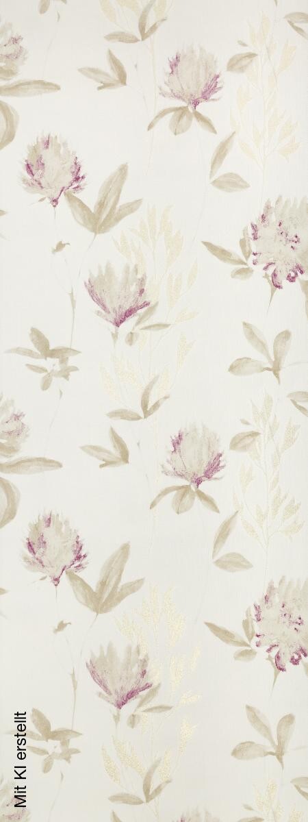 Vliestapete Blumen beige rot B/L: ca. 53x1005 cm Vliestapete Blumen beige rot B/L: ca. 53x1005 cm – Bild 2
