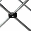 VCM Campingstuhl grau Stahlrohr B/H/L: ca. 47x47x90 cm – Bild 5