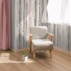 Papiertapete Holzoptik grau rosa B/L: ca. 53x1005 cm – Bild 2