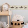 Borte Pferde creme braun B/L: ca. 13x5 cm – Bild 3