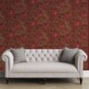Vinyltapete Marmoroptik bordeauxrot gold B/L: ca. 53x1005 cm – Bild 4