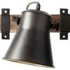Brilliant Spot Plow schwarz braun Metall Holz B/H/T: ca. 17x24x25 cm E27 1 Brennstellen – Bild 3