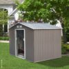 Outsunny Gartenhaus grau B/H/L: ca. 181x192x277 cm Outsunny Gartenhaus grau B/H/L: ca. 181x192x277 cm – Bild 5