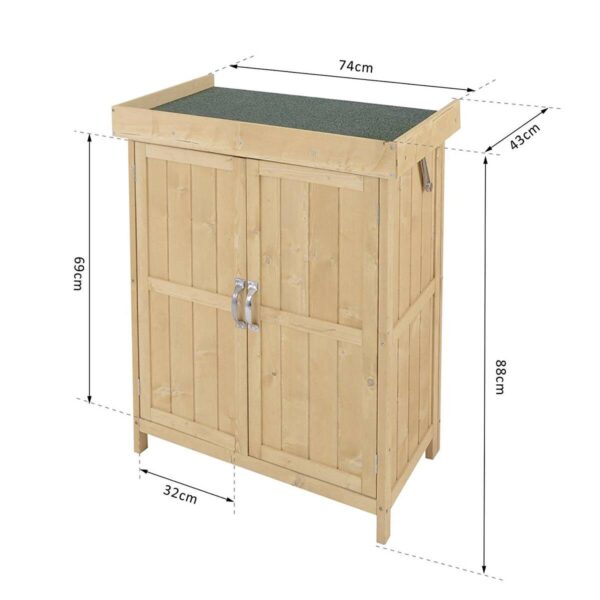 Outsunny Gartenschrank – Bild 2