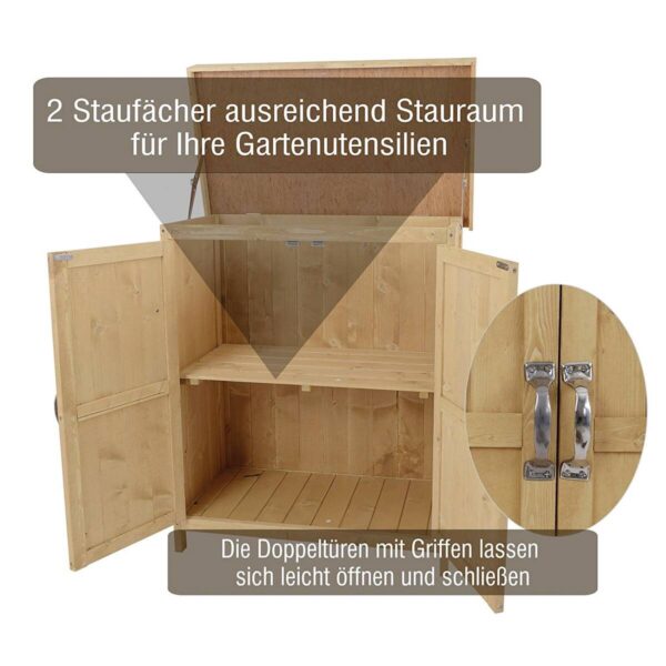 Outsunny Gartenschrank – Bild 4