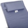 Outsunny Gartenliege grau Metall – Bild 3
