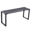 Outsunny Gartengarnitur schwarz Metall – Bild 4