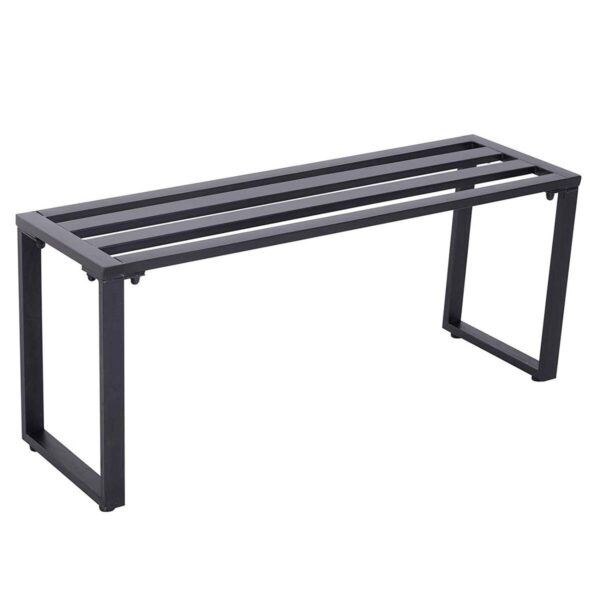 Outsunny Gartengarnitur schwarz Metall – Bild 4