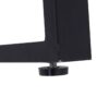 Outsunny Gartengarnitur schwarz Metall – Bild 5