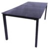 VCM Gartensitzgruppe schwarz Aluminium B/H/T: ca. 189x76x90 cm – Bild 2