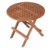 deVries Beistelltisch Woodie natur Teakholz H/D: ca. 50x50 cm – Bild 2