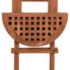 deVries Beistelltisch Woodie natur Teakholz H/D: ca. 50x50 cm – Bild 3