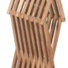 deVries Beistelltisch natur Teakholz B/H/T: ca. 40x45x33 cm – Bild 3