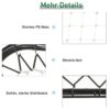 HOMCOM Rebounder schwarz B/H/T: ca. 84x84x11 cm – Bild 3