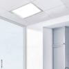 POCOline Deckenpanel Plano weiß silber Kunststoff Aluminium B/H/L: ca. 45x7x45 cm – Bild 4