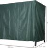 Outsunny Abdeckung für Hollywoodschaukel dunkelgrün Polyester-Mischgewebe B/H/L: ca. 124x164x205 cm – Bild 2