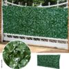 Outsunny Sichtschutzhecke dunkelgrün Stoff H/L: ca. 150x300 cm – Bild 3