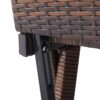 Outsunny Gartensofa braun Stahl B/H/L: ca. 66x67x129 cm Outsunny Gartensofa braun Stahl B/H/L: ca. 66x67x129 cm – Bild 5