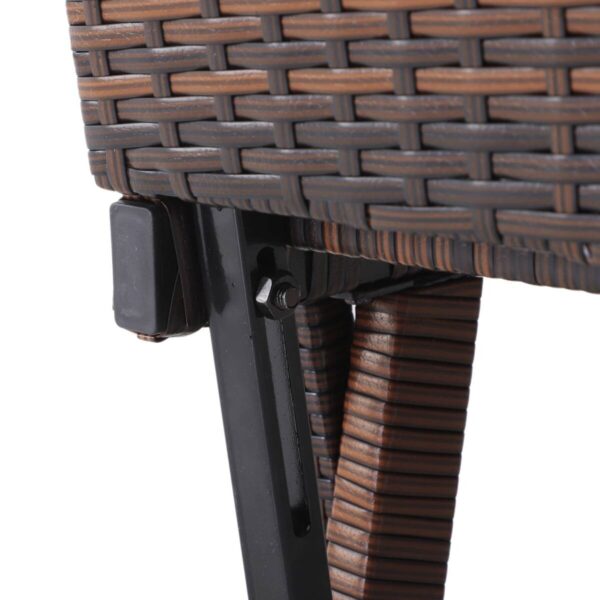 Outsunny Gartensofa braun Stahl B/H/L: ca. 66x67x129 cm Outsunny Gartensofa braun Stahl B/H/L: ca. 66x67x129 cm – Bild 5