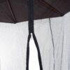 Outsunny Moskitonetz für Sonnenschirm schwarz Kunststoff H/D: ca. 230x300 cm – Bild 5