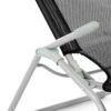VCM Gartenliege schwarz Stahl B/H/L: ca. 48x100x160 cm – Bild 4
