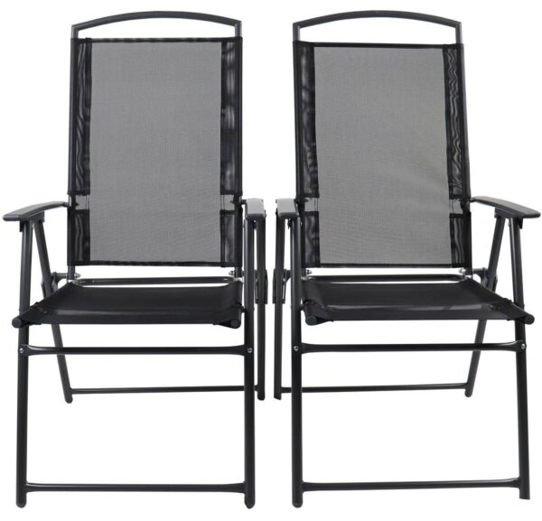 VCM Gartensitzgruppe anthrazit Aluminium B/H/T: ca. 80x76x80 cm – Bild 2