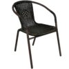 VCM Balkon-Set braun Polyrattan B/H/T: ca. 53x73x60 cm – Bild 4