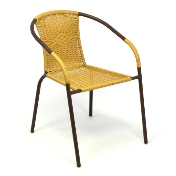 VCM Balkon-Set beige Polyrattan B/H/T: ca. 53x73x60 cm VCM Balkon-Set beige Polyrattan B/H/T: ca. 53x73x60 cm – Bild 3