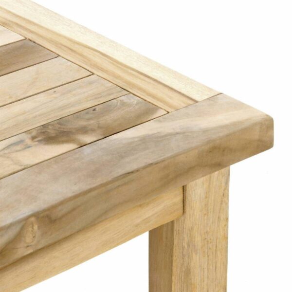 VCM Beistelltisch natur Holz B/H/T: ca. 50x50x50 cm – Bild 3