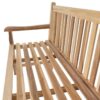 VCM Gartenbank braun Holz B/H/T/L: ca. 60x90x50x150 cm – Bild 2