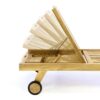 VCM Sonnenliege braun Holz B/H/L: ca. 57x34x200 cm – Bild 2