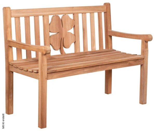 deVries Gartenbank Woodie natur Teakholz B/H/T: ca. 120x89x60 cm deVries Gartenbank Woodie natur Teakholz B/H/T: ca. 120x89x60 cm – Bild 3