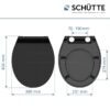 Eisl WC-Sitz Slim Black Duroplast Eisl WC-Sitz Slim Black Duroplast – Bild 2
