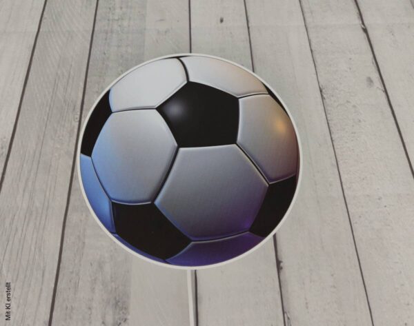 Niermann Kinderwandleuchte Fußball schwarz weiß Kunststoff – Bild 4